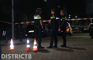 Politie zet omgeving groots af na schietpartij Pinkstraat Den Haag