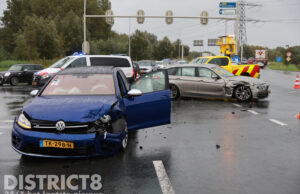 Flinke schade en verkeershinder na ongeval Westlandroute N222 Naaldwijk