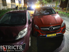 Automobilist ramt meerdere geparkeerde auto’s Waldorpstraat Den Haag