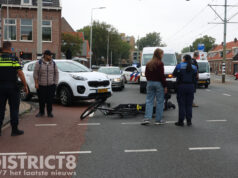 Fietser gewond bij aanrijding met auto Vrijenbanselaan Delft