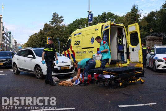 Meisje op fatbike gewond na ongeval met auto Prinsessegracht Den Haag