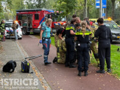 Jongen met been bekneld in achterwiel van skinnybike Buitenhofdreef Delft