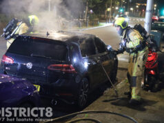 Geparkeerde auto in brand gestoken Groenteweg Den Haag