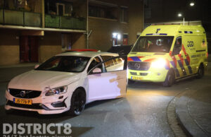 Dronken fietser gewond bij botsing met auto Westeinde Den Haag