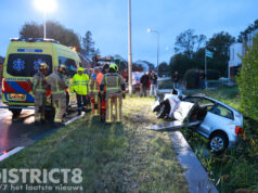 Hulpdiensten massaal ingezet na aanrijding tussen auto en vrachtwagen Wateringseweg Poeldijk