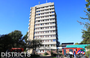 Meerdere bewoners van studentenflat ontruimd na brand op zevende etage Aan ’t Verlaat Delft
