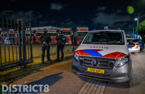 Mogelijk honderden kilo’s cocaïne aangetroffen in koelcontainer, twee aanhoudingen Transportweg Maasdijk