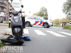 Snorfietsbestuurster gewond bij aanrijding Loosduinsekade Den Haag