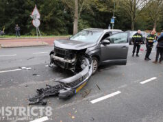 Twee auto’s botsen met elkaar Vreeswijkstraat Den Haag