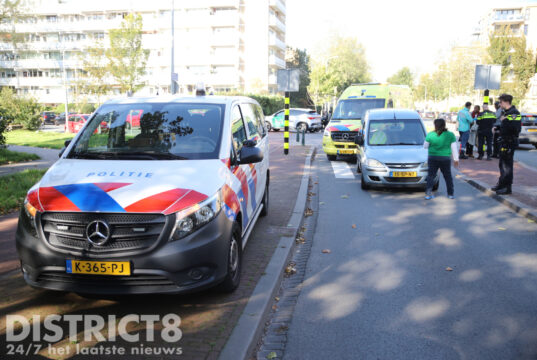 Voetganger gewond bij aanrijding op oversteekplaats Groen van Prinstererlaan Den Haag
