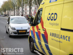 Kind op fiets aangereden door automobiliste Erasmusweg Den Haag