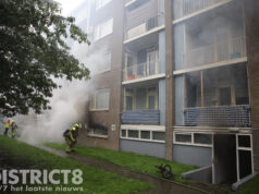 Aanhouding en gewonden bij zeer grote brand in kelderbox Zuidlarenstraat Den Haag