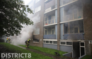 Aanhouding en gewonden bij zeer grote brand in kelderbox Zuidlarenstraat Den Haag