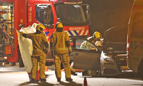 28 november Man bekneld na eenzijdig ongeval A4 Rijswijk