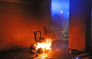 Scootmobiel in brand gestoken Joubertplantsoen Den Haag