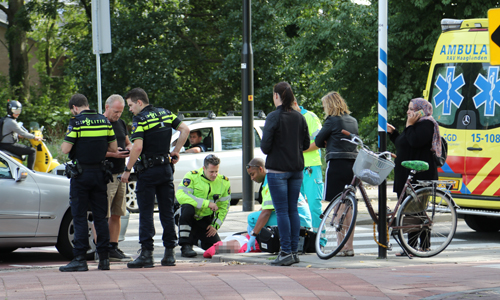 7 augustus Fietsster gewond na aanrijding met auto Sir Winston Churchilllaan Rijswijk