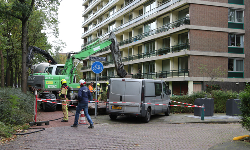 9 oktober Gaslek na verwijderen boom Generaal Spoorlaan Rijswijk