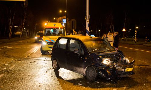28 februari Ravage na aanrijding Vlaardingen