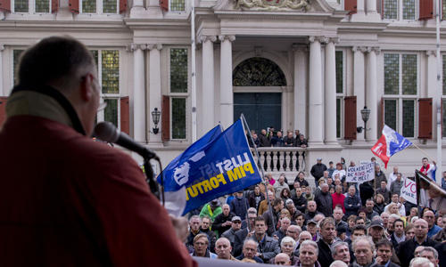 2 mei Protest tegen vrijheid moordenaar Fortuyn