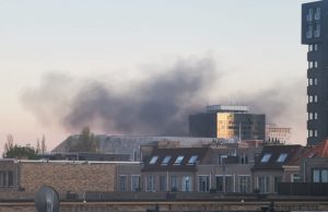 Brand in voormalig parkeergarage Rijswijkseweg Den Haag