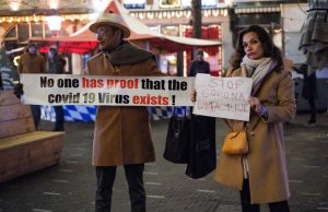 Opnieuw demonstratie tegen corona-maatregelen Grote Markt Den Haag
