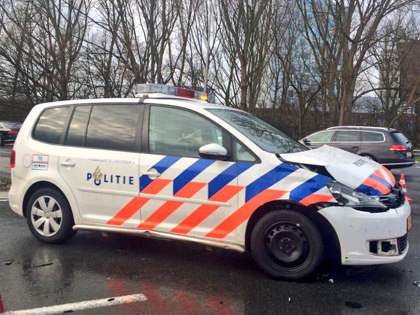 29 december Politievoertuig betrokken bij ongeval Kruithuisplein Delft
