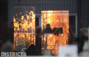 Flinke brand in achtertuin van woning Zilverplevierhof Den Haag