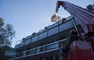 Middelbrand in woning Frederikstraat Den Haag