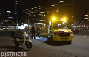 Scooterrijder gewond na botsing met andere scooter Bezuidenhoutseweg Den Haag