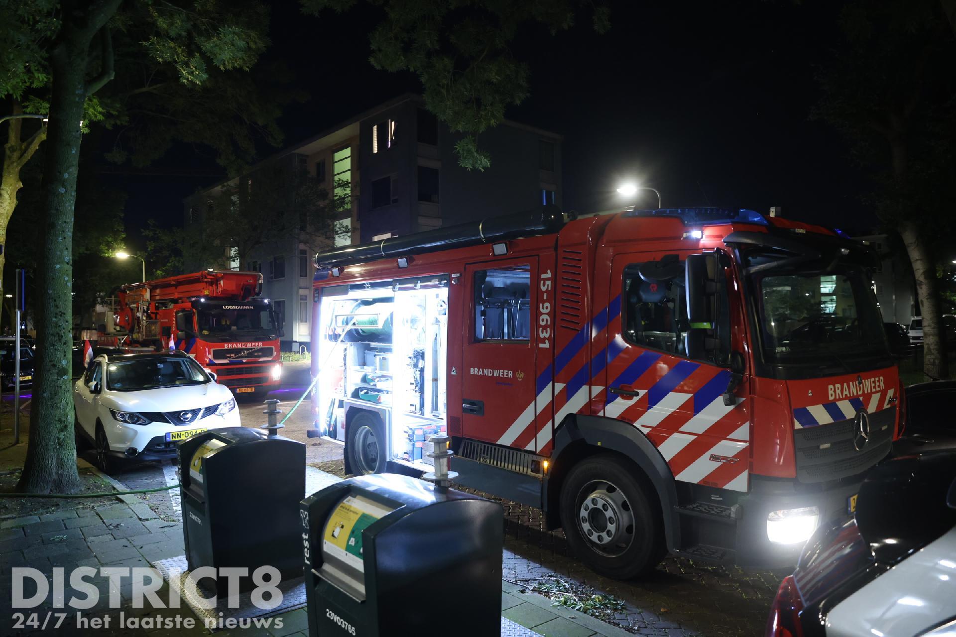 Bewoner gewond na brand in vergeten koekenpan Landside Den Haag