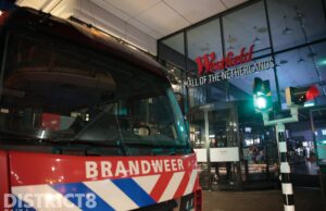 Brand uitgebroken in viswinkel in Westfield Mall of the Netherlands Liguster Leidschendam