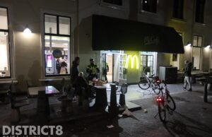 Aanhouding na vechtpartij in McDonalds Buitenhof Den Haag