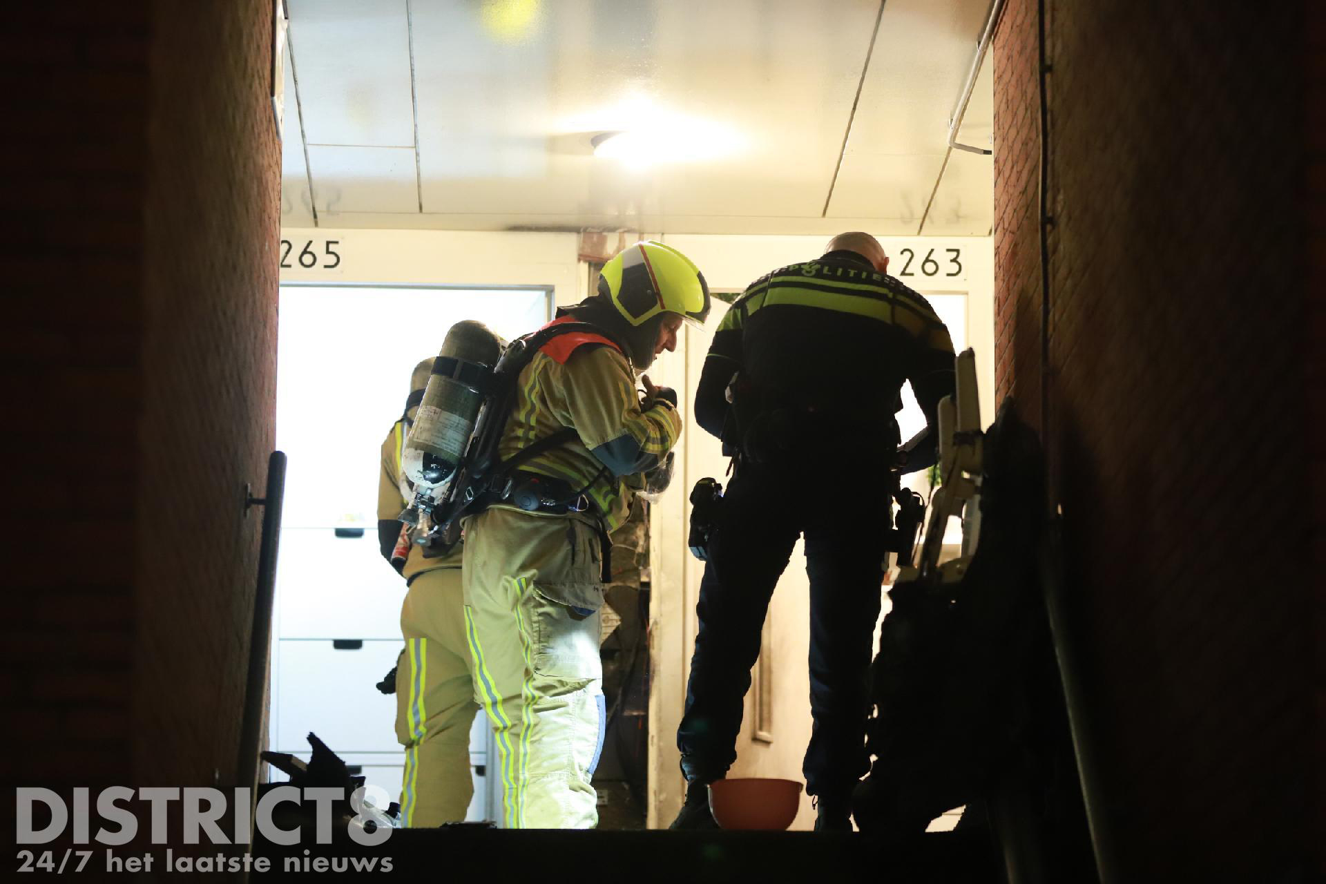 Explosieve explosie op de veranda van de woning Jacob Catsstraat Den Haag