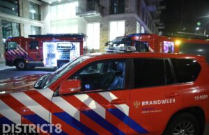 Rook op achtste etage van flat tijdens ‘geboorte ritueel’ Calandplein Den Haag