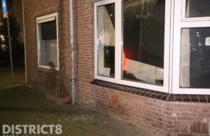 Ruiten ingeslagen en bewoners met mes bedreigd Schimmelweg Den Haag