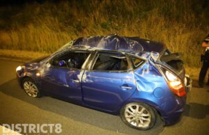 Automobilist verliest macht over het stuur op snelweg A4 Schipluiden