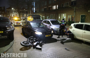 Fatbike aangereden door personenauto Lange Beestenmarkt Den Haag