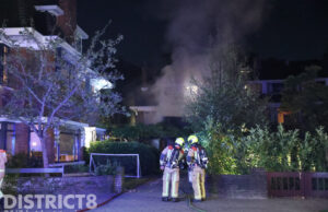 Flinke rookontwikkeling bij brand in schuur Ruychrocklaan Den Haag