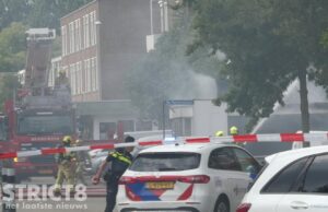 Brand in dak van snackbar Piet Heinplein Zoetermeer