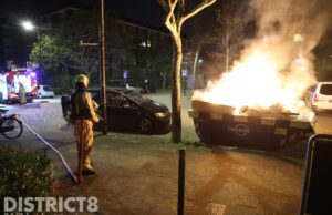 Puincontainer doelwit van brandstichting Minister Aalberselaan Rijswijk