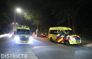 Conflict na flinke aanrijding; dronken automobilist aangehouden Erasmusweg Den Haag