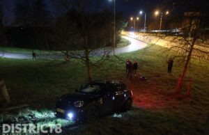 Personenauto vliegt uit de bocht; bestuurder aangehouden Landscheidingsweg Wassenaar