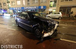 Bestuurder aangehouden na ongeval Hobbemastraat Den Haag