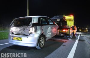 Gewonde na aanrijding tussen twee voertuigen Kruithuisplein (N470) Delft