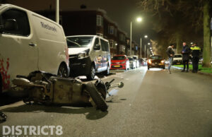 Gewonde scooterdief slaat op de vlucht na aanrijding Zuiderparklaan Den Haag
