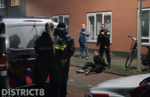 Grote politie inzet na vuurwapen melding Trekweg Den Haag