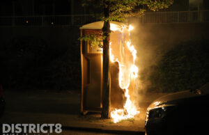 Dixie in brand gestoken Donker Curtiusstraat Den Haag