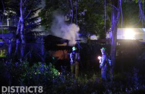 Voorbijganger ontdekt brand in tuinhuis Loevesteinlaan Den Haag