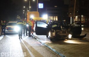 Drie inzittenden gevlucht na eenzijdig ongeval Maanweg Den Haag