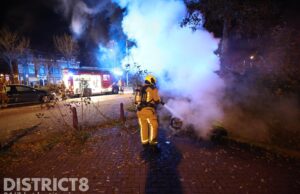 Deelscooter uitgebrand Dirk Buserf Den Haag